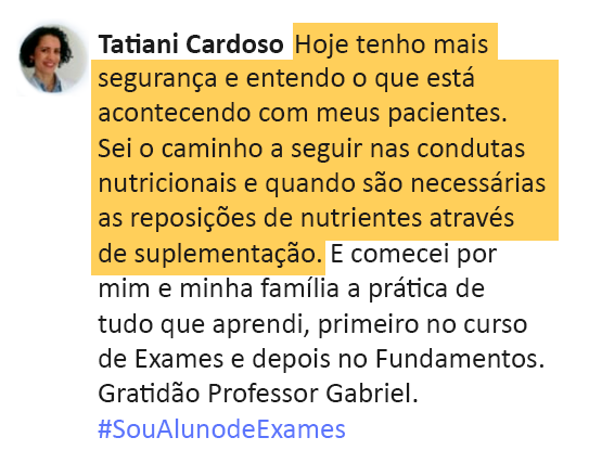 Depoimento de aluno 9